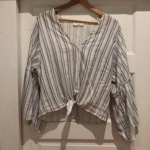 Flowy stripe shirt